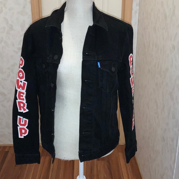 Levi Strauss Super Mario Jean Jacket Preowned Size SMALL - Picture 2 of 3